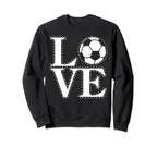 Soccer Mom Love Soccer Lover Ball Sweatshirt - Unique Graphic Unisex