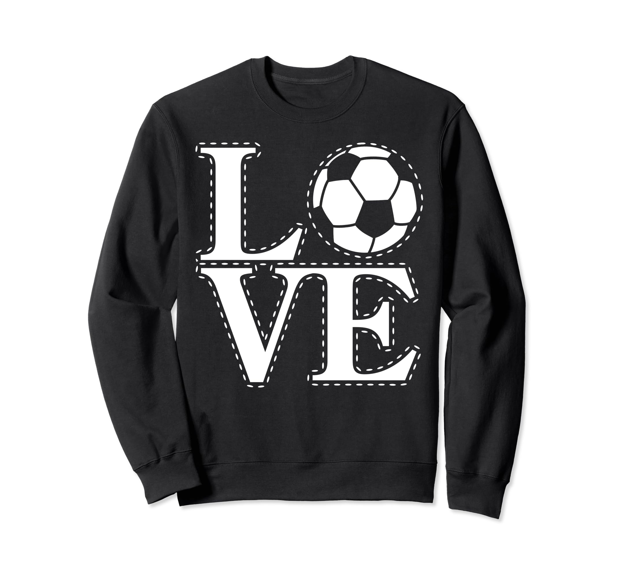 Soccer Mom Love Soccer Lover Ball Sweatshirt - Unique Graphic Unisex