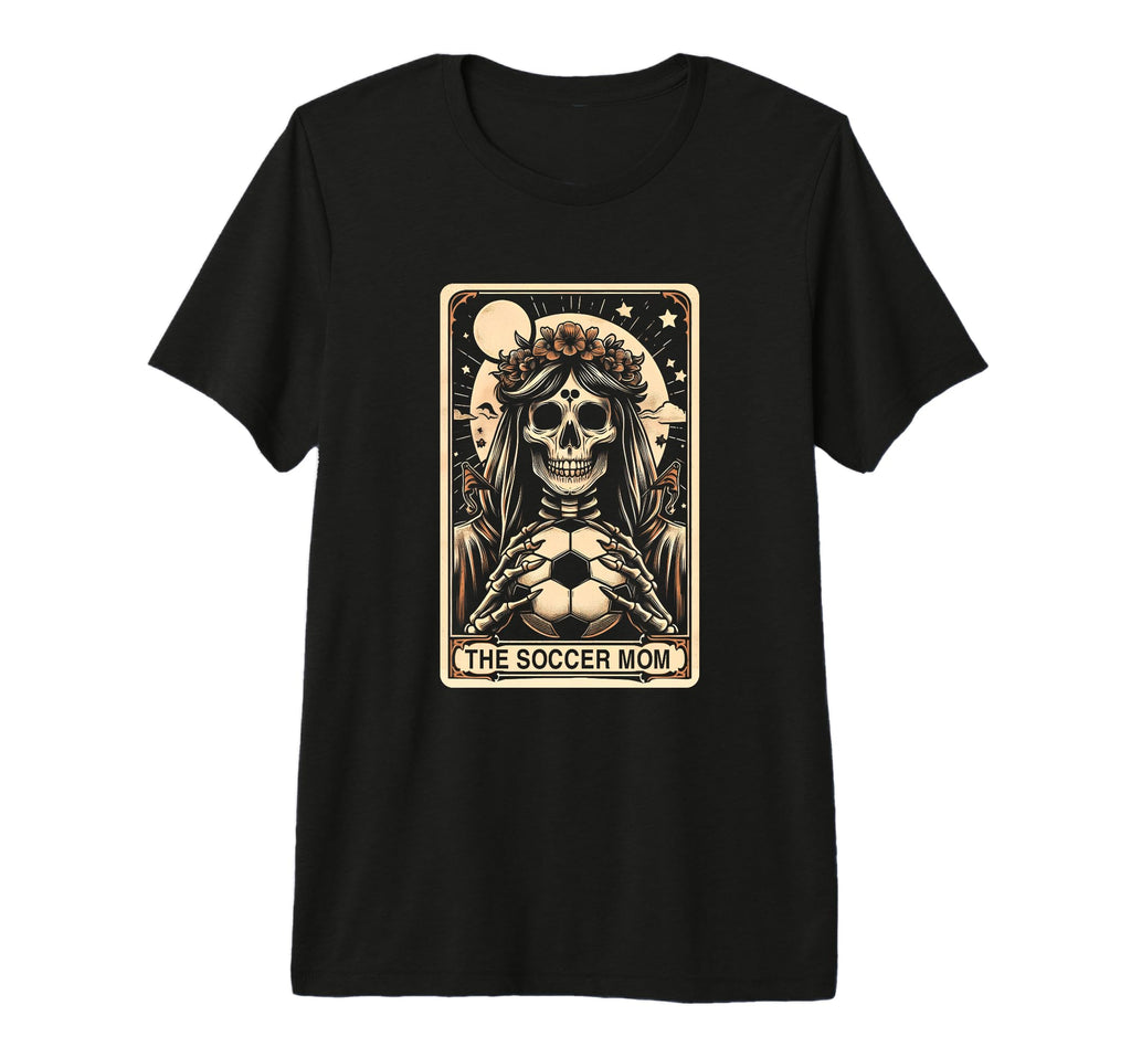 Soccer Mom Tarot Card Halloween Soccer T-Shirt - Unique Graphic for Adults