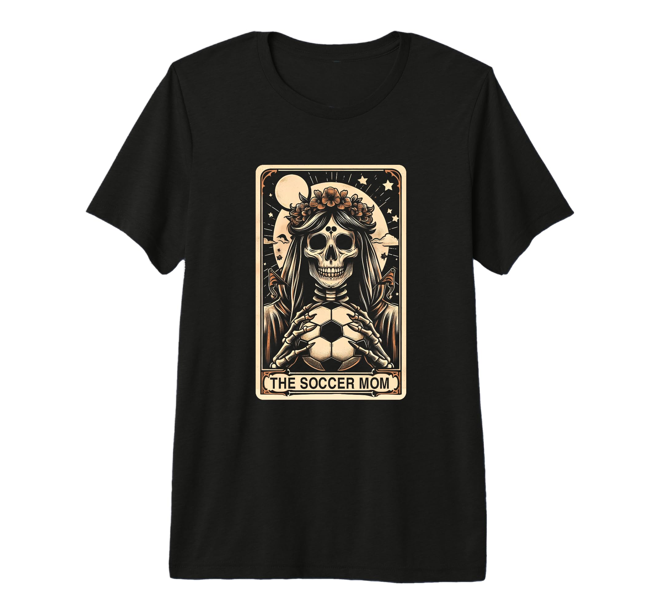 Soccer Mom Tarot Card Halloween Soccer T-Shirt - Unique Graphic for Adults