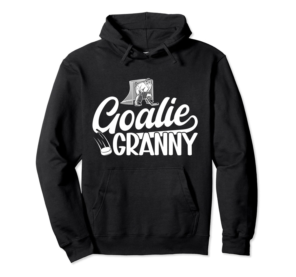 Ice Hockey Goalie Granny Ice Hoodie - Casual Everyday Wear Men Women