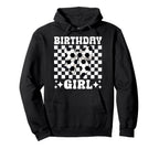 Birthday Soccer Coquette Bow Hoodie - Minimalist Print for Adults