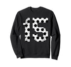Soccer 15 Jersey Number Sweatshirt - Custom Art Print Unisex