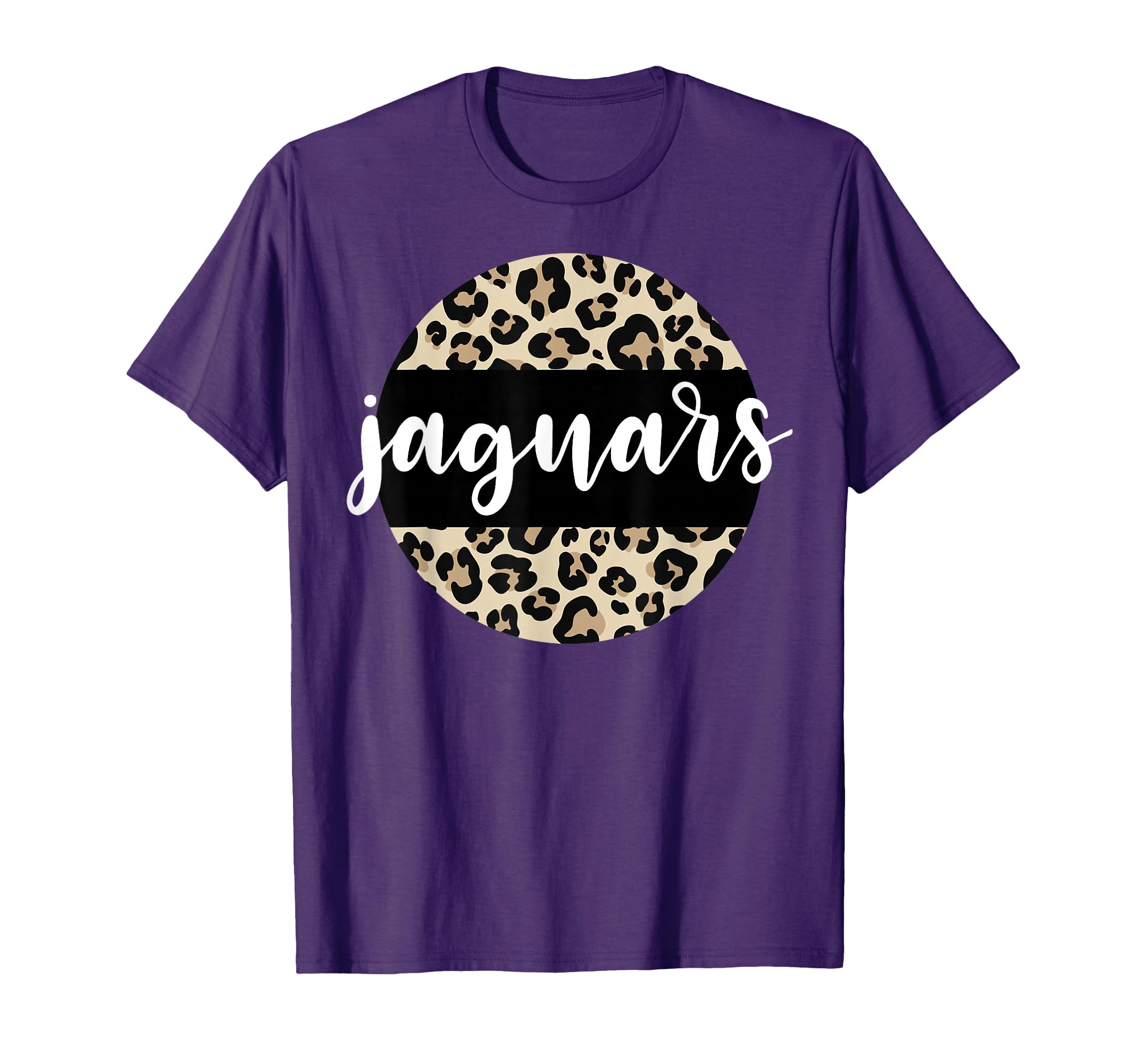Leopard Jaguars Team Mascot School T-Shirt - Unique Graphic for Adults