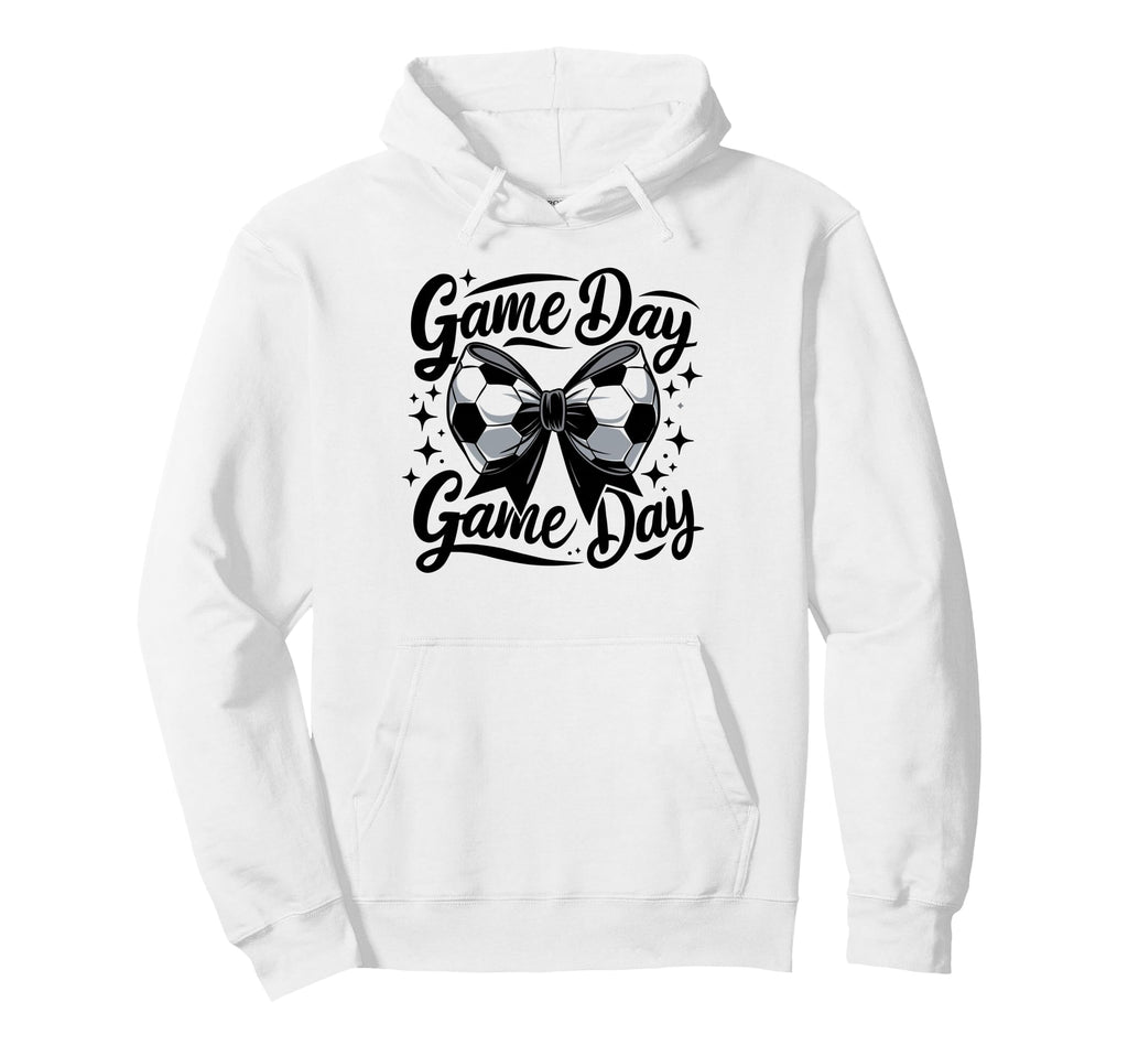 Game Day Soccer Coquette Preppy Soccer Hoodie - Streetwear Style Men Women