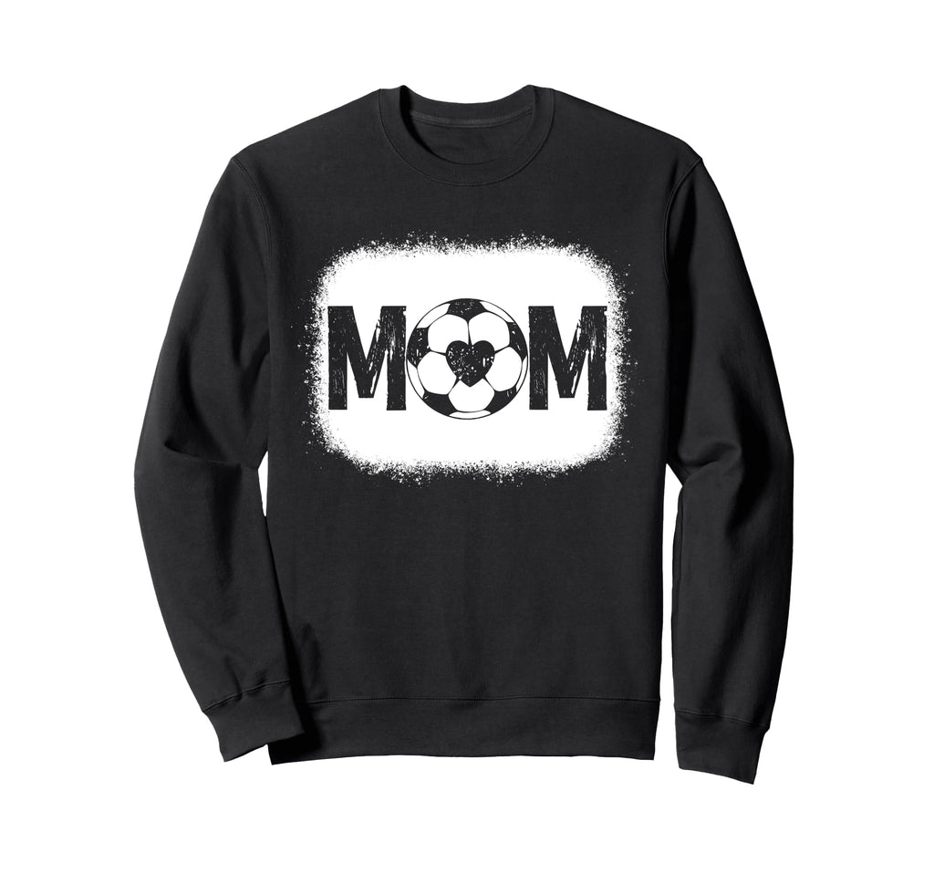 Soccer Mom Heart Ball Sports Fan Sweatshirt - Fun Novelty Design Unisex