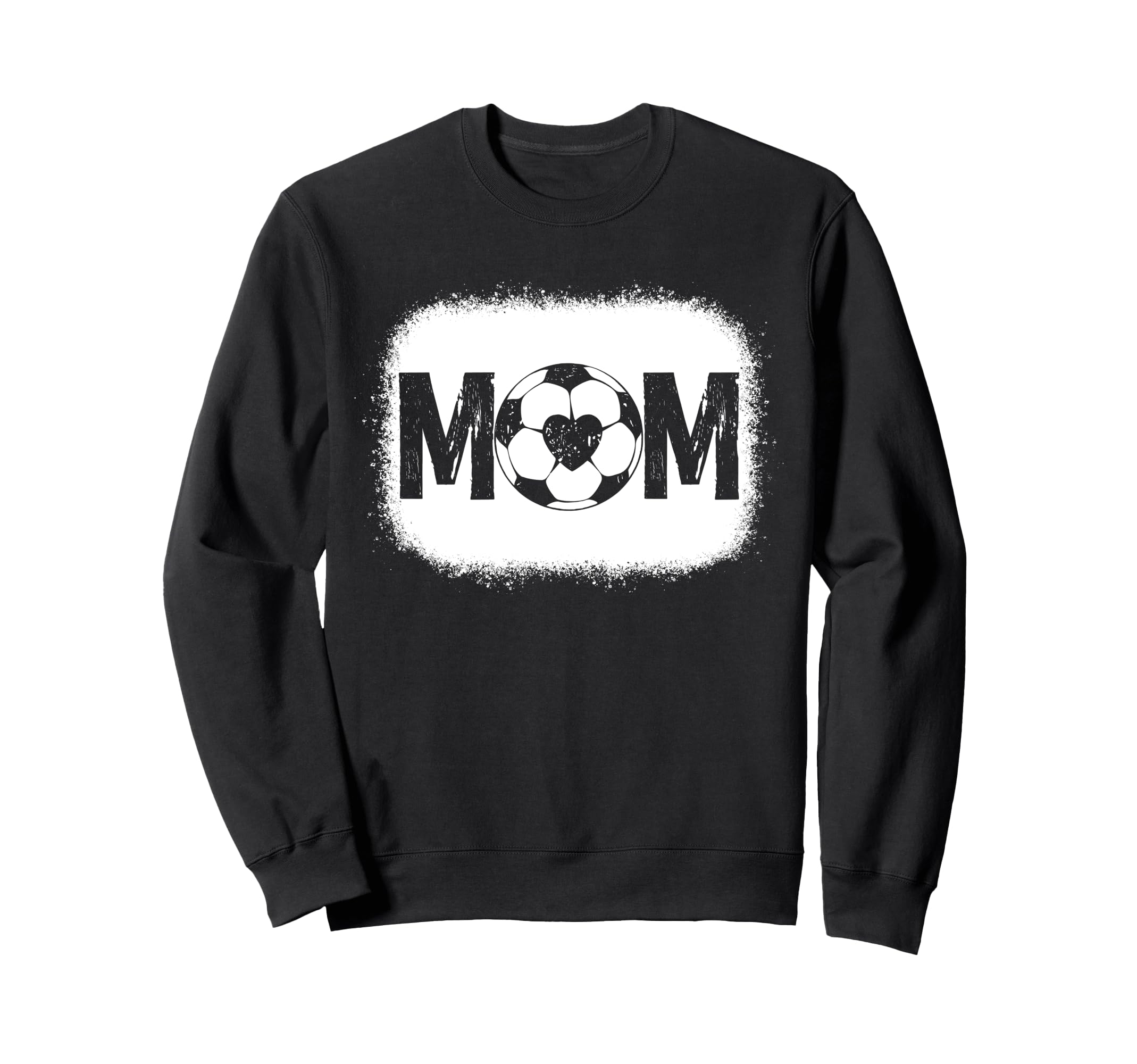 Soccer Mom Heart Ball Sports Fan Sweatshirt - Fun Novelty Design Unisex