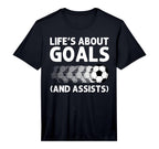 Funny Soccer Art Gag Soccer Player T-Shirt - Unique Graphic Men Women