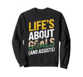 Soccer Funny Art Sweatshirt - Fun Novelty Design Men Women
