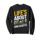 Soccer Funny Art Sweatshirt - Fun Novelty Design Men Women
