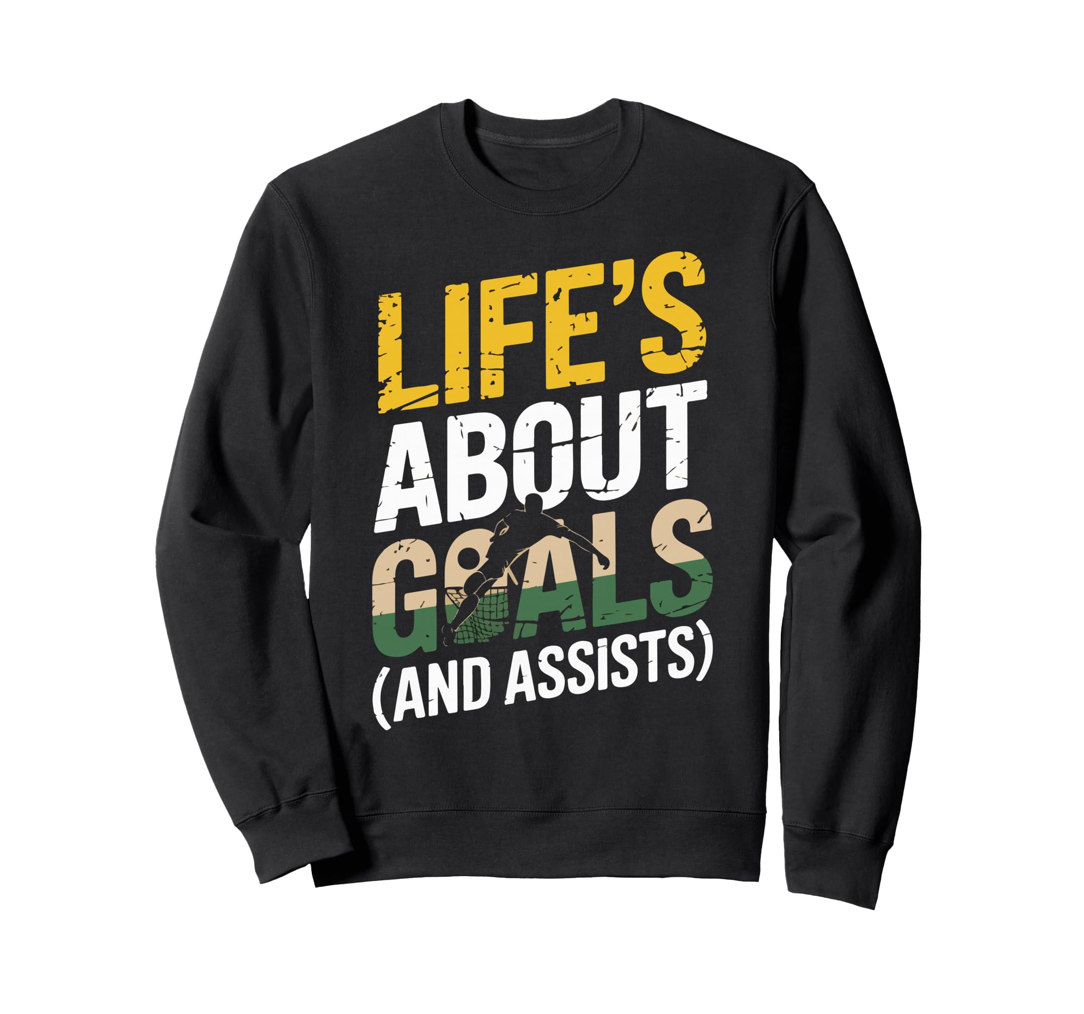 Soccer Funny Art Sweatshirt - Fun Novelty Design Men Women