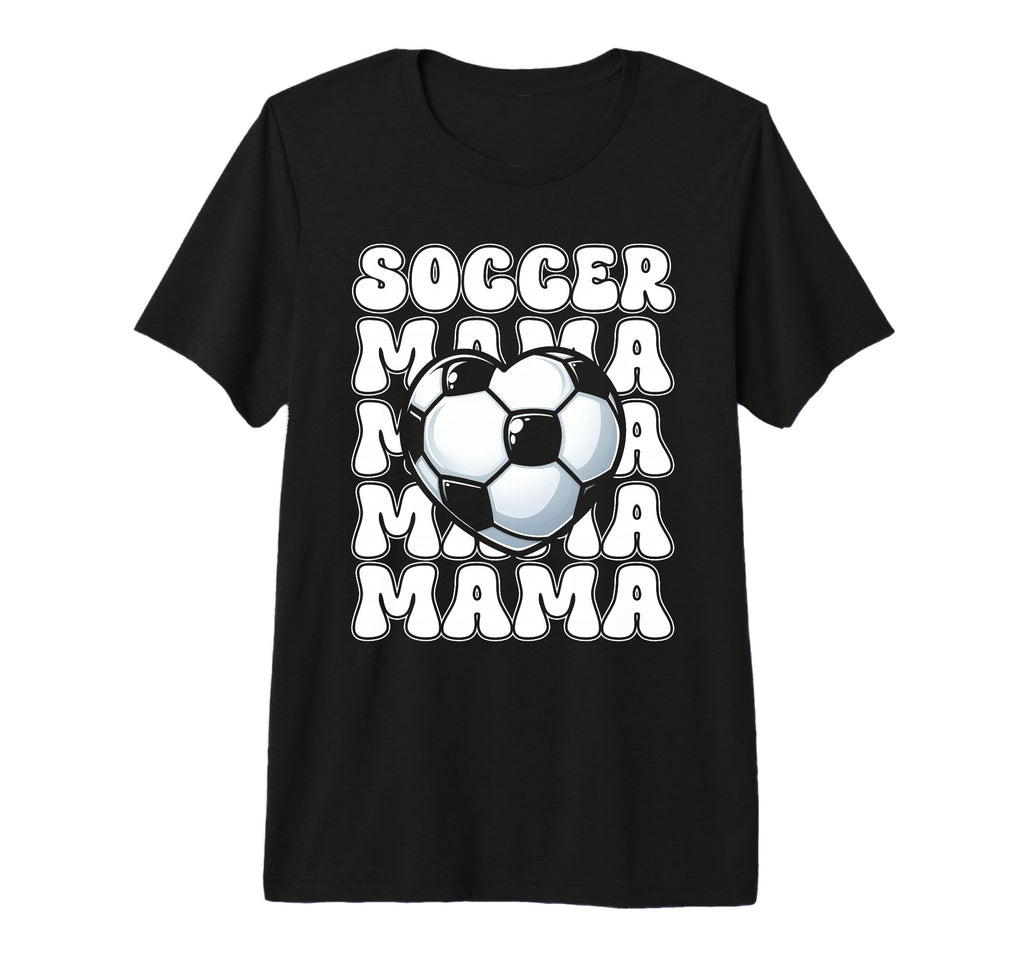 Soccer Mom Football Mama Soccer Season T-Shirt - Unique Graphic Unisex
