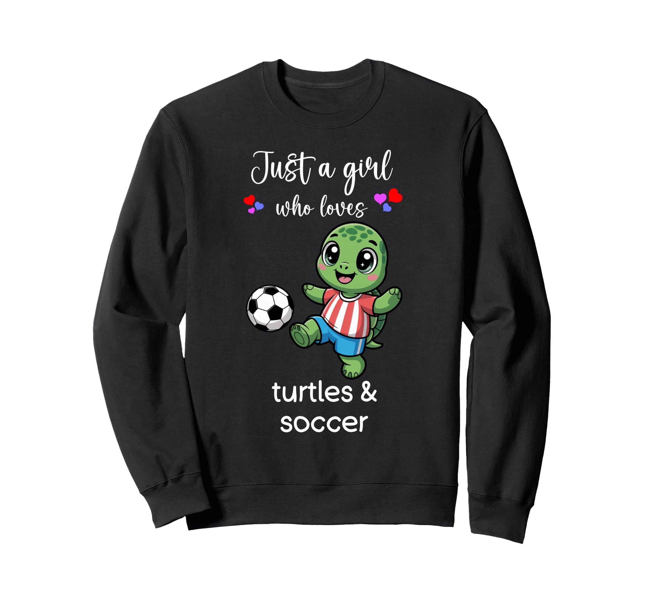 Turtle Soccer Turtle Soccer Sweatshirt - Trendy Graphic for Adults