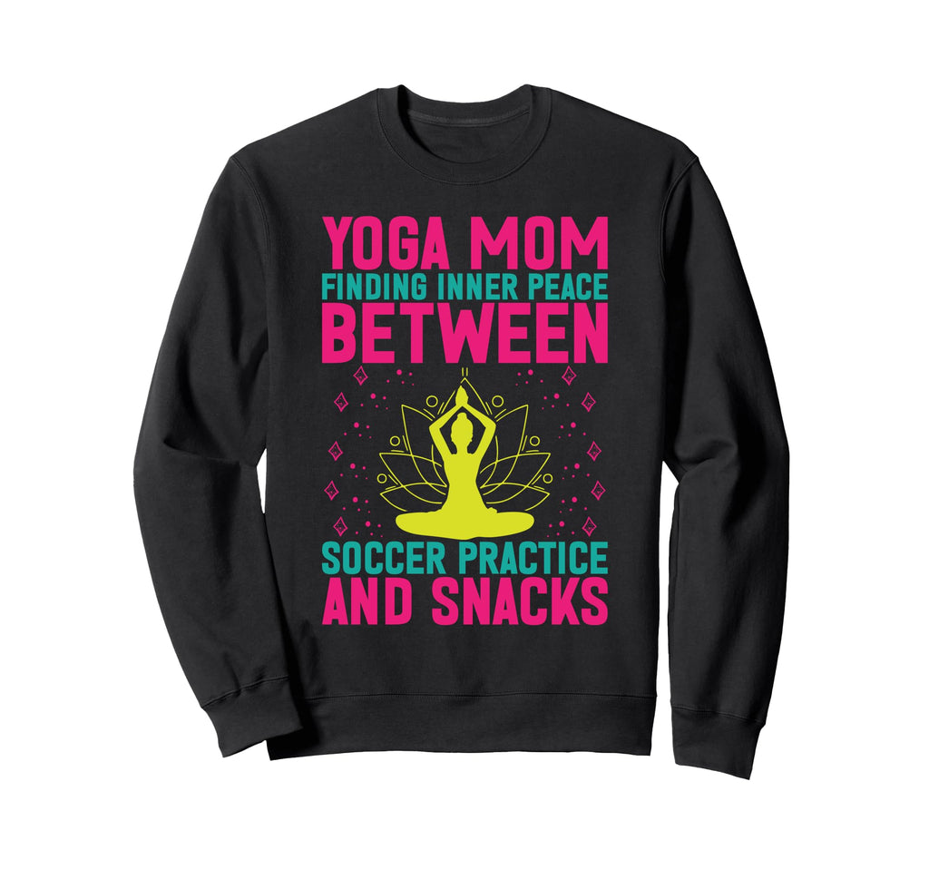 Finding Inner Peace Between Soccer Sweatshirt - Unique Graphic Men Women