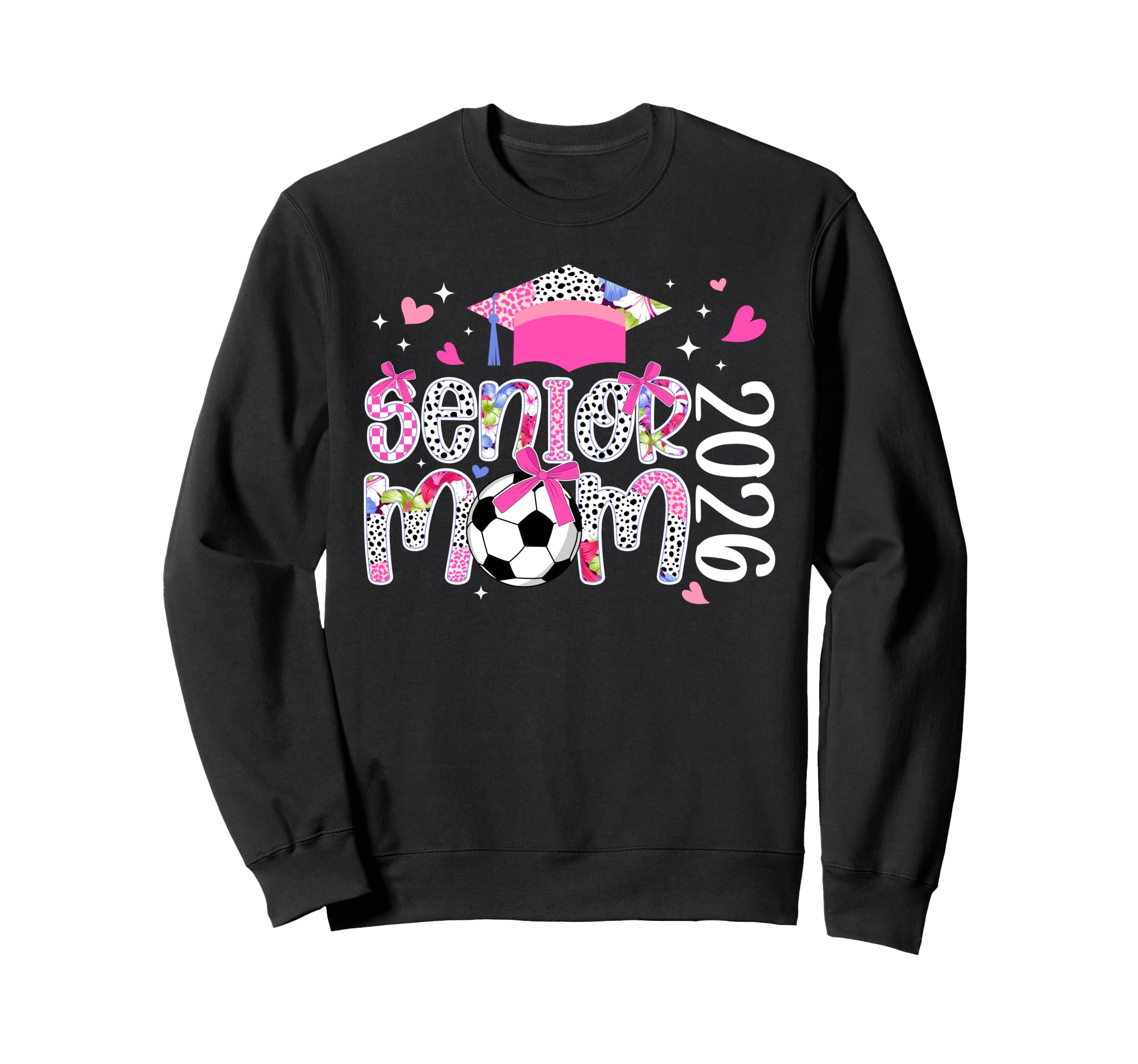 Soccer Senior Mom 2026 Soccer Sweatshirt - Trendy Graphic for Adults