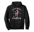 Just Who Loves Soccer Hoodie - Aesthetic Graphic for Adults
