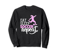 Soccer Soccer Player Eat Sweatshirt - Casual Everyday Wear for Adults