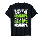 Im Soccer Goalie Grandpa Soccer T-Shirt - Minimalist Print Men Women