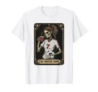Soccer Mom Skeleton Tarot Card T-Shirt - Custom Art Print Men Women