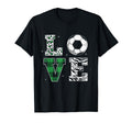 Love Soccer Sports Player Team Game T-Shirt - Casual Everyday Wear Unisex