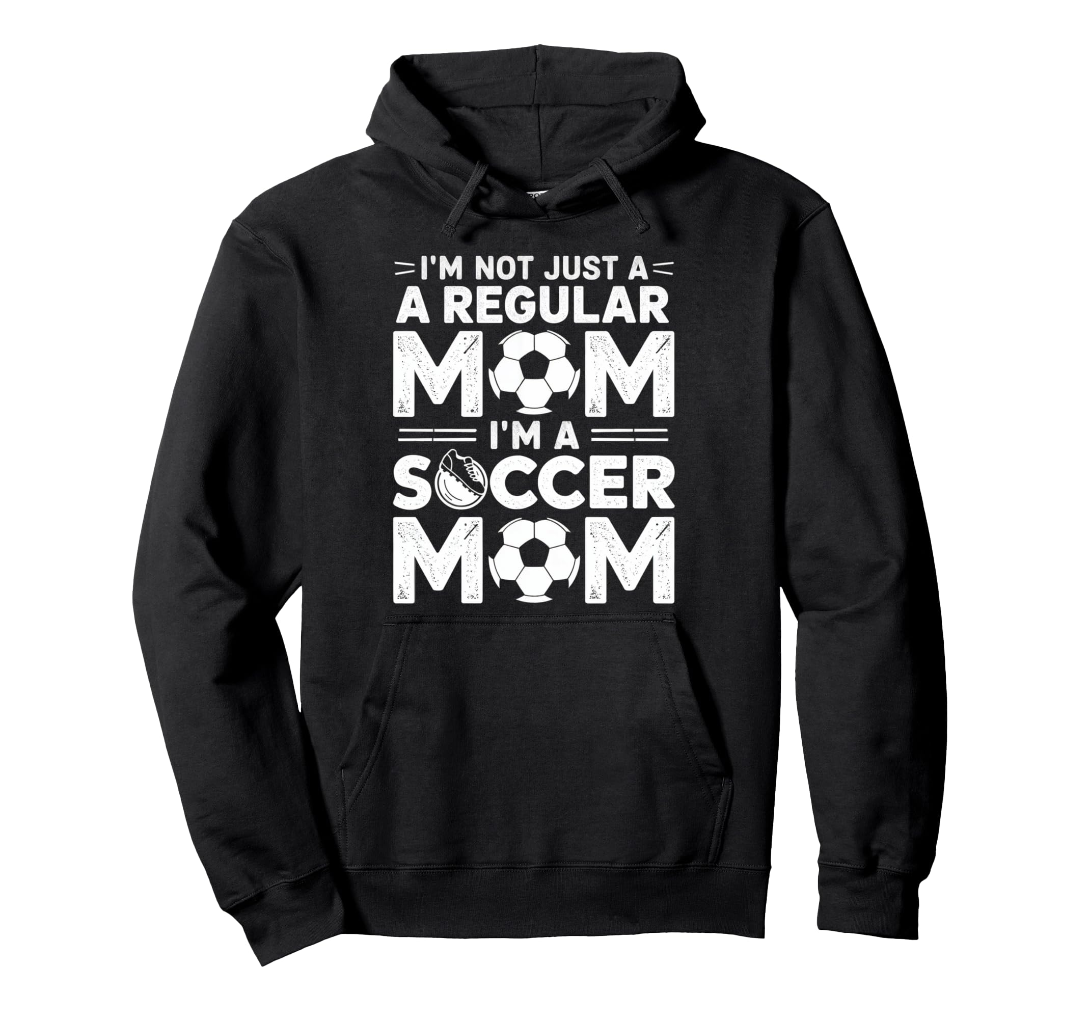 Not Just Regular Mom Soccer Mom Hoodie - Minimalist Print Men Women