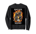 Funny Soccer Squad Bootleg Brainrot Sweatshirt - Custom Art Print Unisex