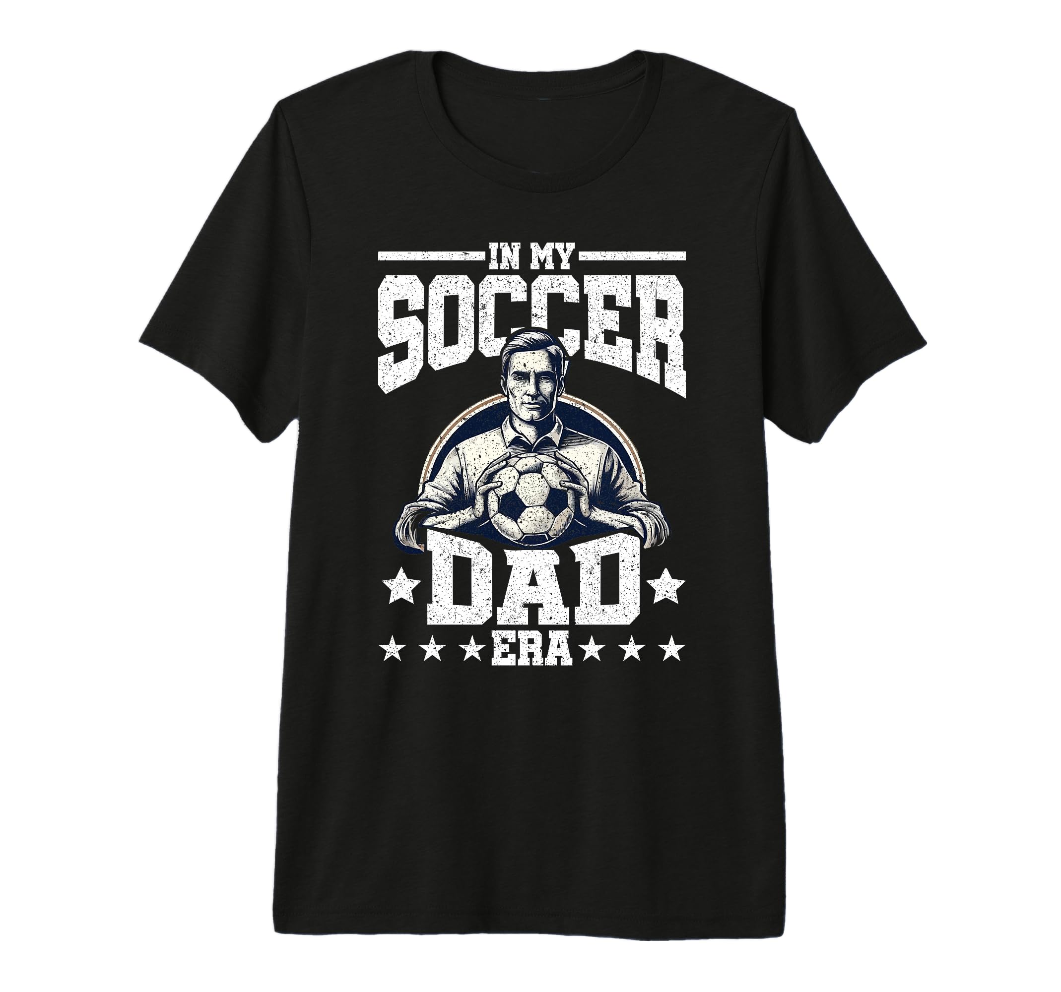 Mens My Soccer Dad Era Tri Blend T-Shirt - Custom Art Print Men Women