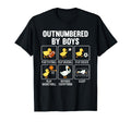 Outnumbered Ducklings Football T-Shirt - Minimalist Print for Adults
