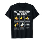 Outnumbered Ducklings Football T-Shirt - Minimalist Print for Adults