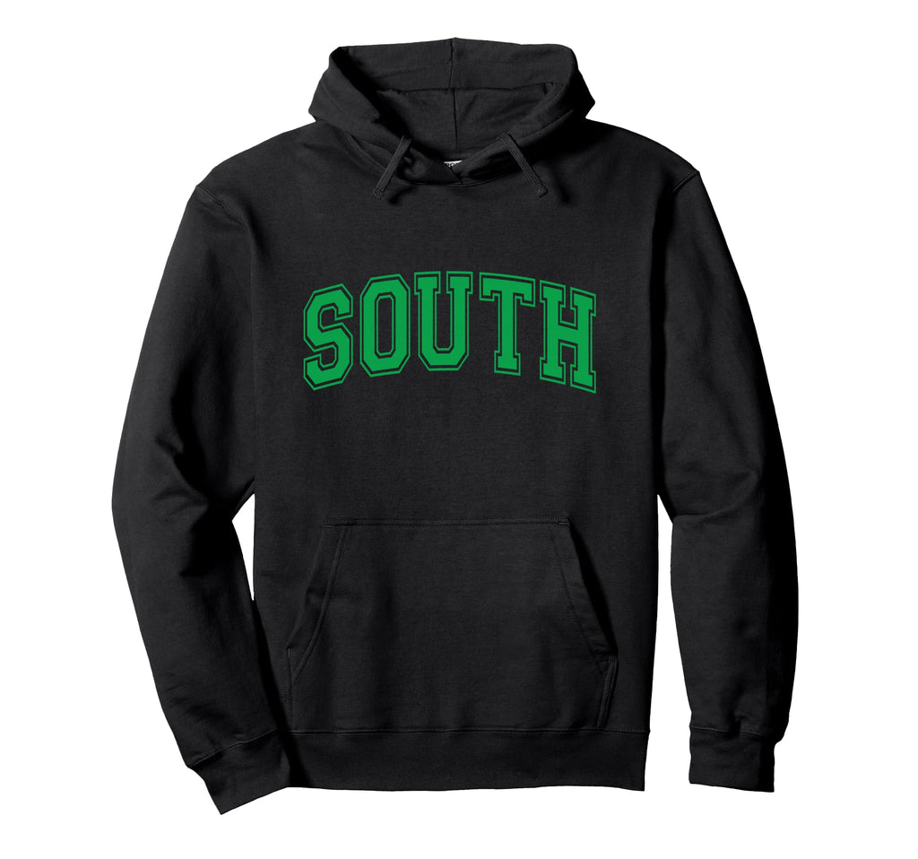 Green South Team Colors Spirit Sports Soccer Hoodie - Graphic Print Unisex