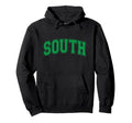 Green South Team Colors Spirit Sports Soccer Hoodie - Graphic Print Unisex