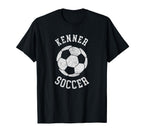 Kenner Soccer Distressed 90S T-Shirt - Streetwear Style Unisex