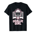 Hockey Goalie Goalkeeper Female Field T-Shirt - Trendy Graphic Unisex