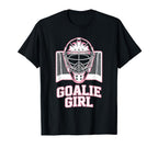 Hockey Goalie Goalkeeper Female Field T-Shirt - Trendy Graphic Unisex