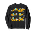 Construction Trucks Carrying Sweatshirt - Fun Novelty Design Men Women
