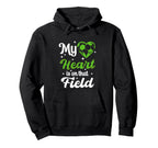 My Heart Is That Field Soccer Funny Player Hoodie - Trendy Graphic Unisex