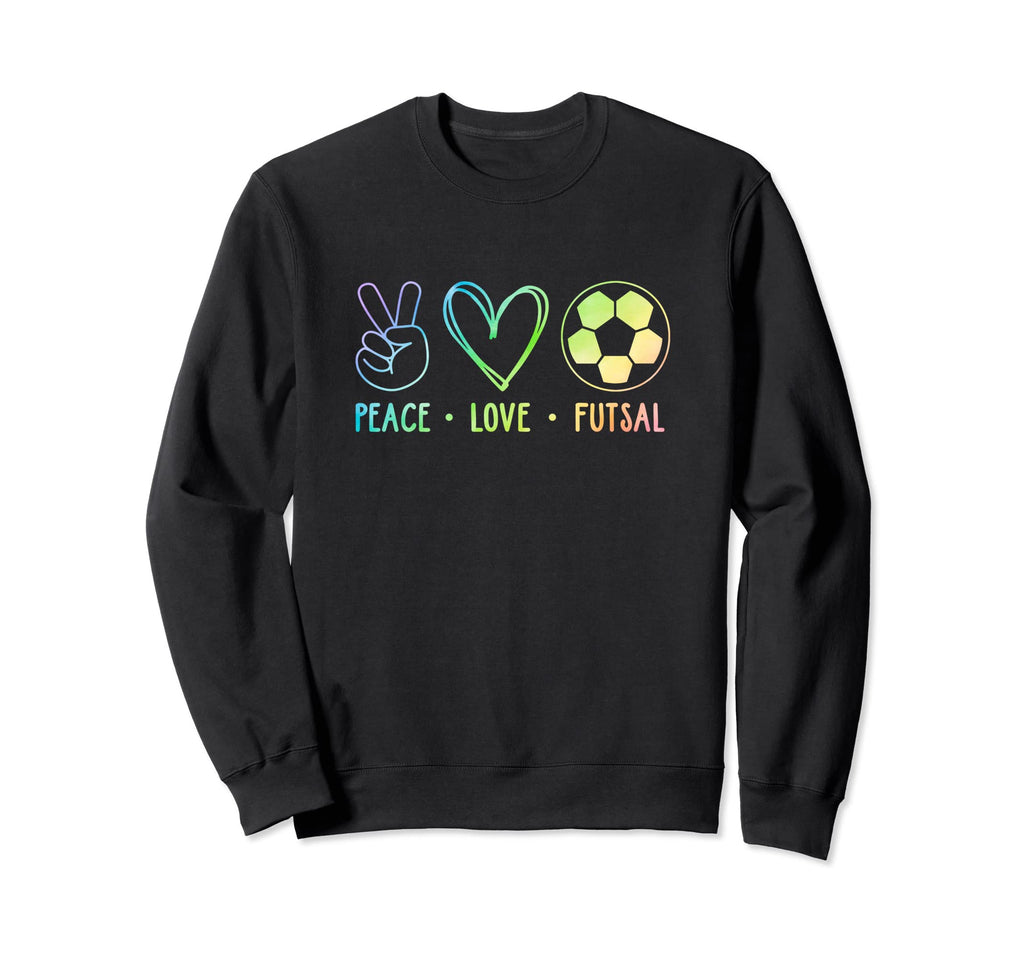 Peace Love Futsal Indoor Soccer Sweatshirt - Aesthetic Graphic Men Women