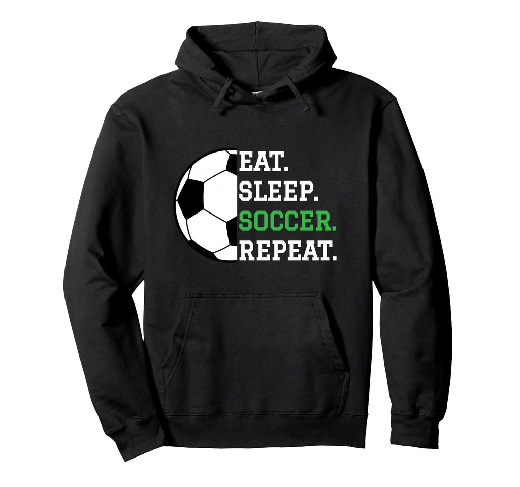 Soccer Player Soccer Lover Eat Hoodie - Fun Novelty Design for Adults