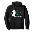 Soccer Player Soccer Lover Eat Hoodie - Fun Novelty Design for Adults