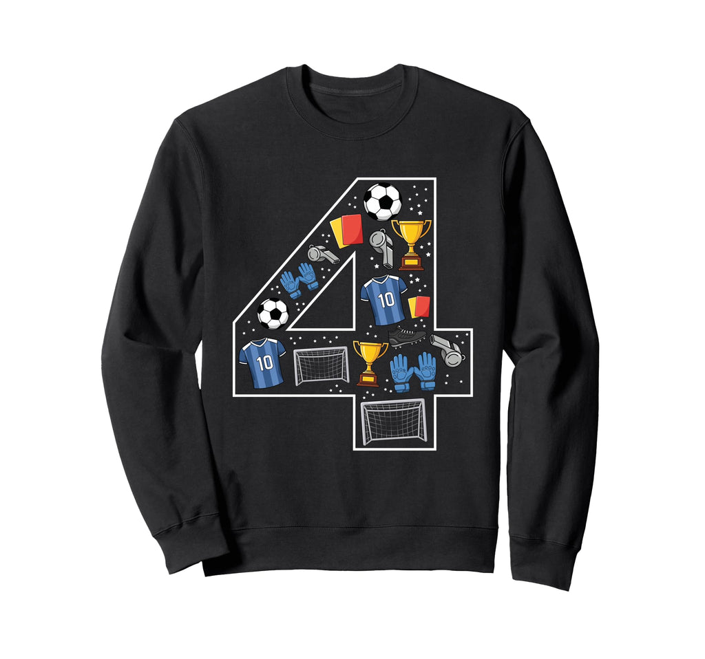 4Th Birthday 4 Year Old Sweatshirt - Fun Novelty Design for Adults