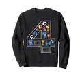 4Th Birthday 4 Year Old Sweatshirt - Fun Novelty Design for Adults