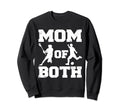 Mom Both Funny Lacrosse Soccer Mom Sweatshirt - Trendy Graphic Men Women