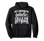 Proud Lacrosse Goalie Grandma Lacrosse Hoodie - Custom Art Print Unisex
