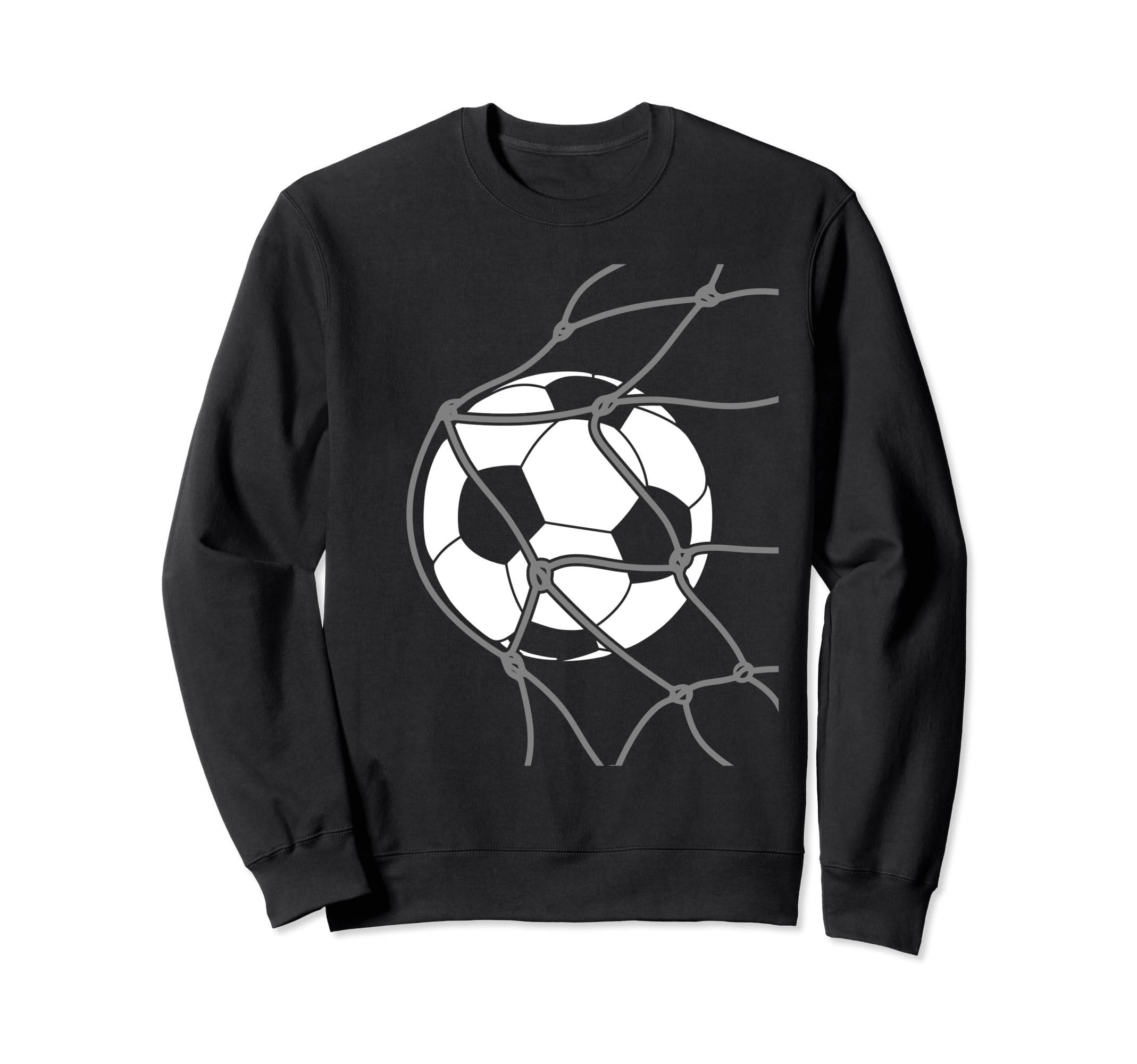Soccer Ball Goal Funny Player Sweatshirt - Aesthetic Graphic Men Women