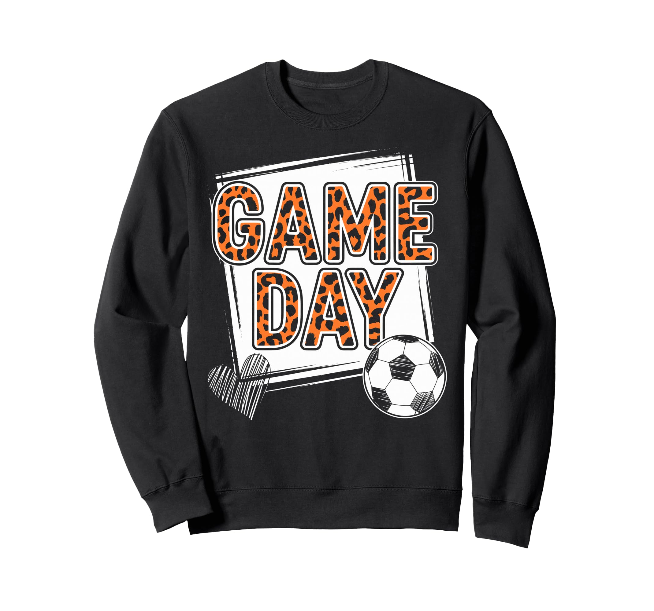 Game Day Soccer Player Fan Sweatshirt - Aesthetic Graphic for Adults