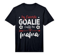 My Favorite Goalie Calls Me Mama T-Shirt - Casual Everyday Wear Unisex
