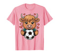 Funny Soccer Heifer Just Who Loves T-Shirt - Minimalist Print Men Women