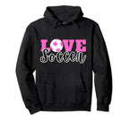 Soccer Soccer Player Love Soccer Hoodie - Aesthetic Graphic Unisex