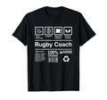 Rugby Coach Gift T-Shirt - Casual Everyday Wear for Adults