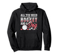 All You Need Is Hockey And Dog Hoodie - Custom Art Print for Adults